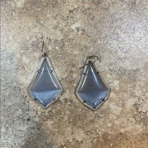 Kendra scott big gray earring